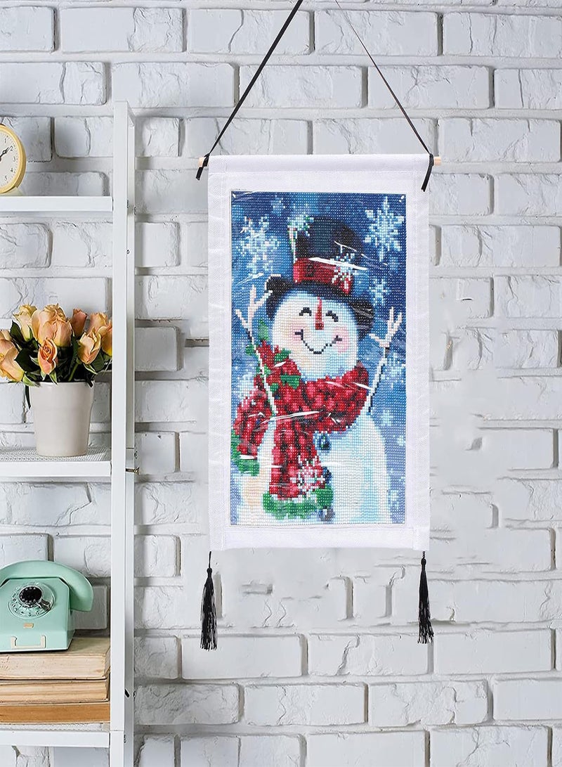 GGOOT Picture Frame Rectangle Diamonds Painting Art Picture Frame Decorative Easy to Use White 30 * 30cm - Image 3