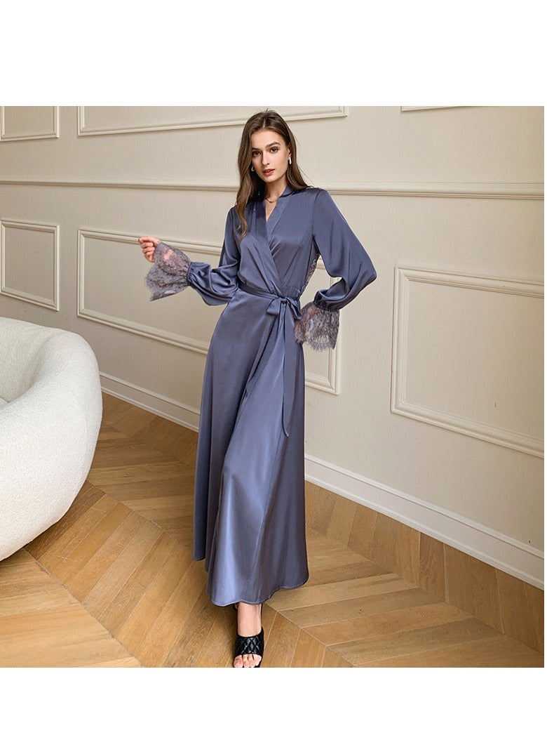 Lace Patchwork French Elegant Home Wear Pajamas  - Image 5