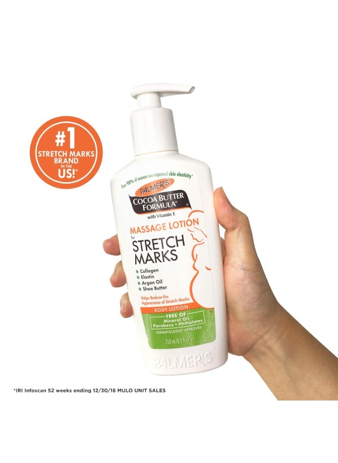 PALMER'S Cocoa Butter Formula Massage Lotion for Stretch Marks, 250ml (Pack of 2)  - Image 3