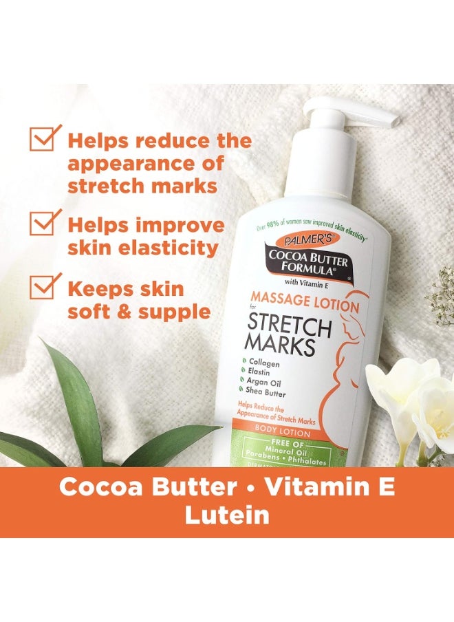 PALMER'S Cocoa Butter Formula Massage Lotion for Stretch Marks, 250ml (Pack of 2)  - Image 2