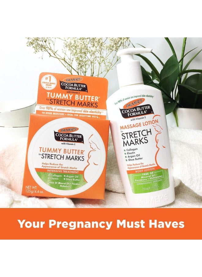 Cocoa Butter Formula Massage Lotion for Stretch Marks, 250ml (Pack of 2)
