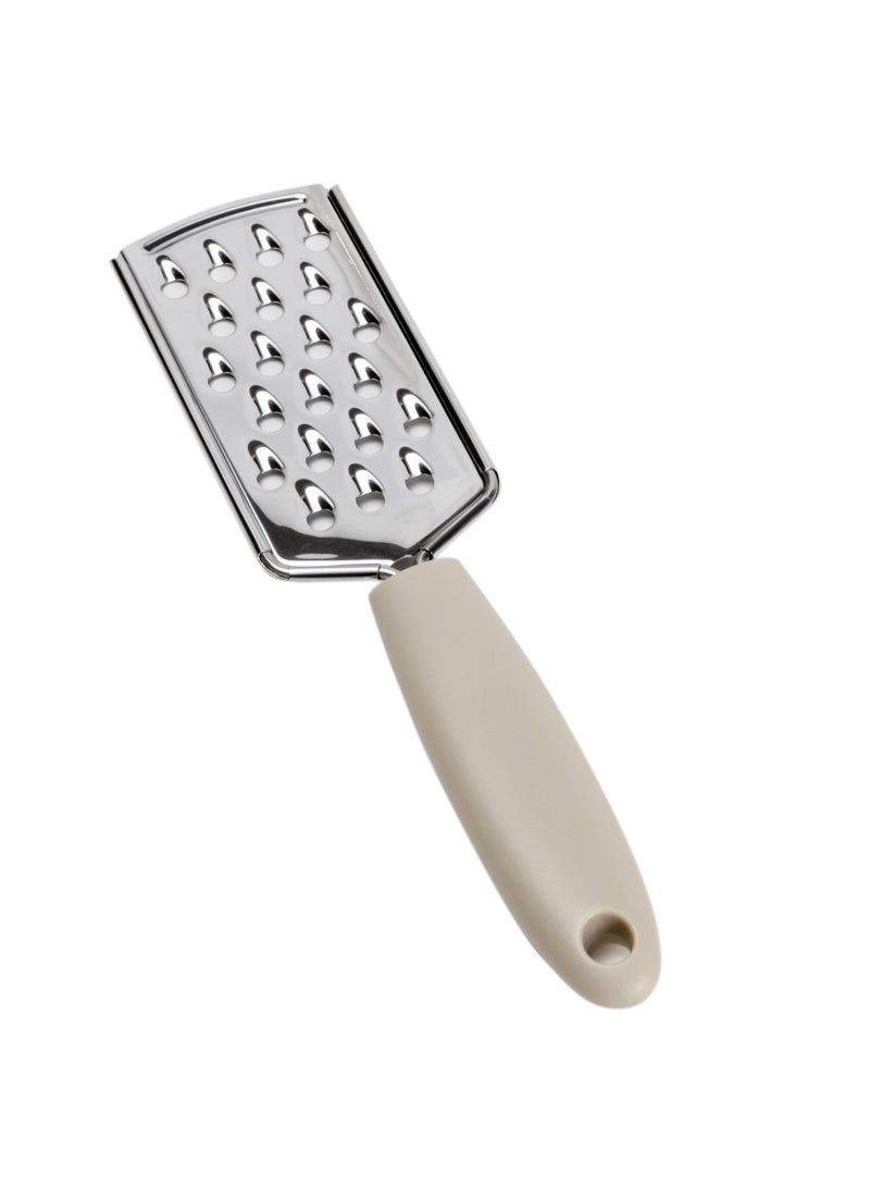 Stainless Steel Hand Grater 8.5 cm - Compact and Versatile Kitchen Tool - Zorba Grey