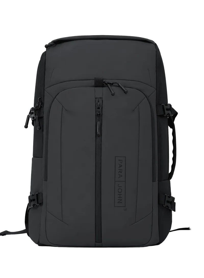 Parajohn PARA JOHN Travel Backpack for Men, Large Laptop Backpack with Multiple Compartments, Adjustable Straps, Buckle Closure & Spacious Storage for Travel, Office, College & Business Use