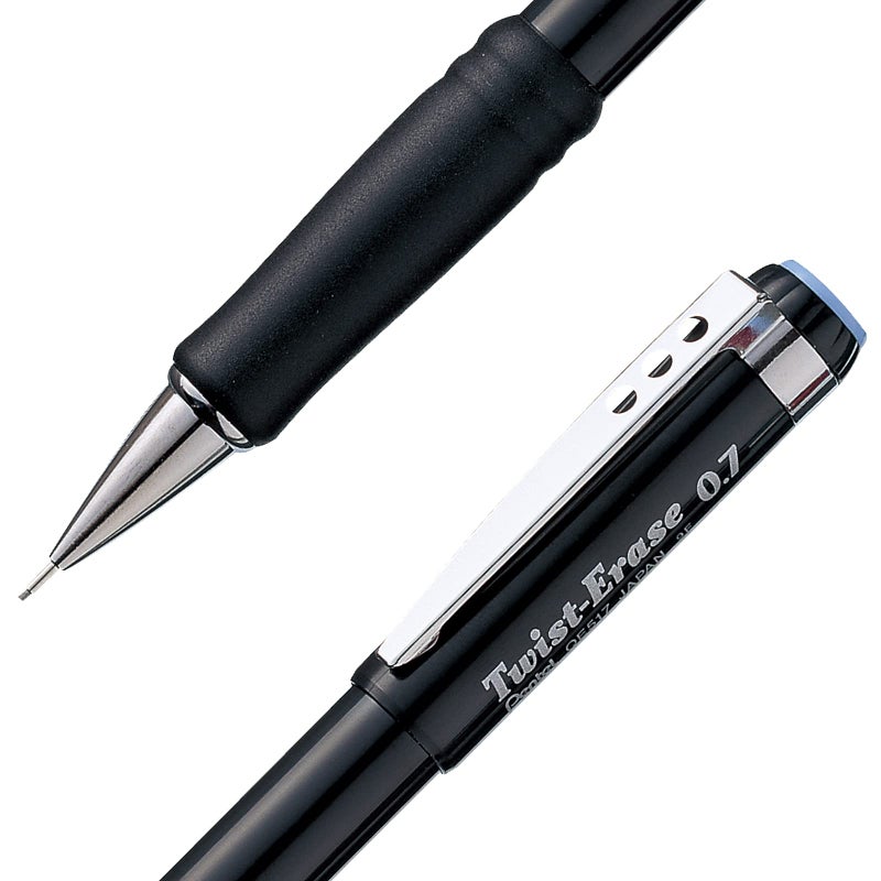 Pentel Twist-Erase III Mechanical Pencil, (0.7mm), Black Barrel, 12 Pack (QE517A) - Image 3