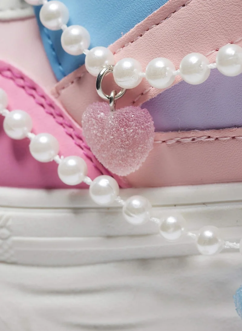 Koi Multi Sugar Wishes Chunky Hi Top Trainers - Pastel Multi for Women | Best Price UAE