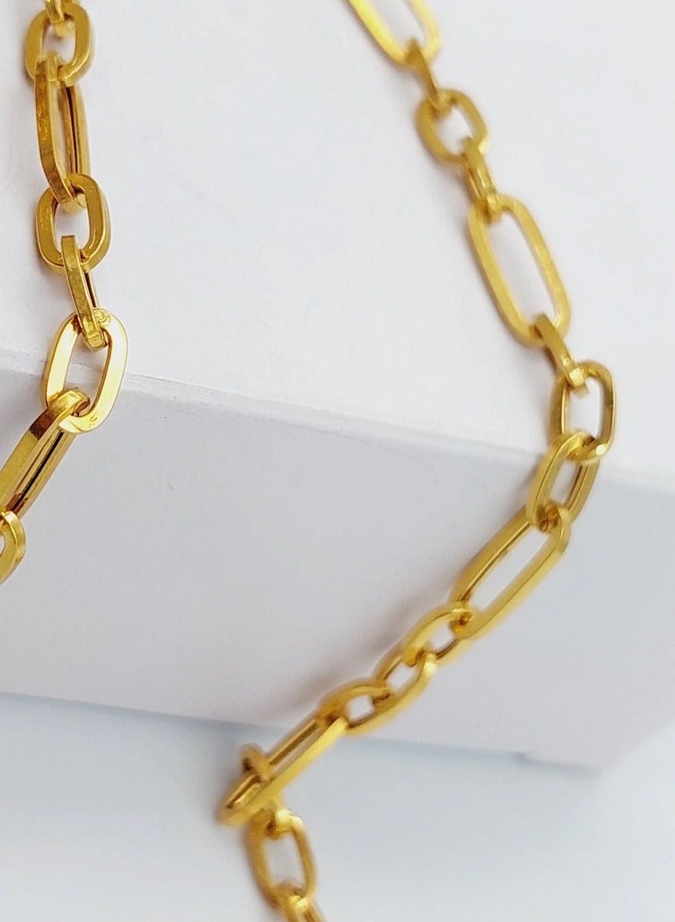 ورد مانيكان قلاده انيقه من الستانلس ستيل، فاخره قلادة عصرية بسيطة إكسسوارات هدايا نسائية من مانيكان - Image 3