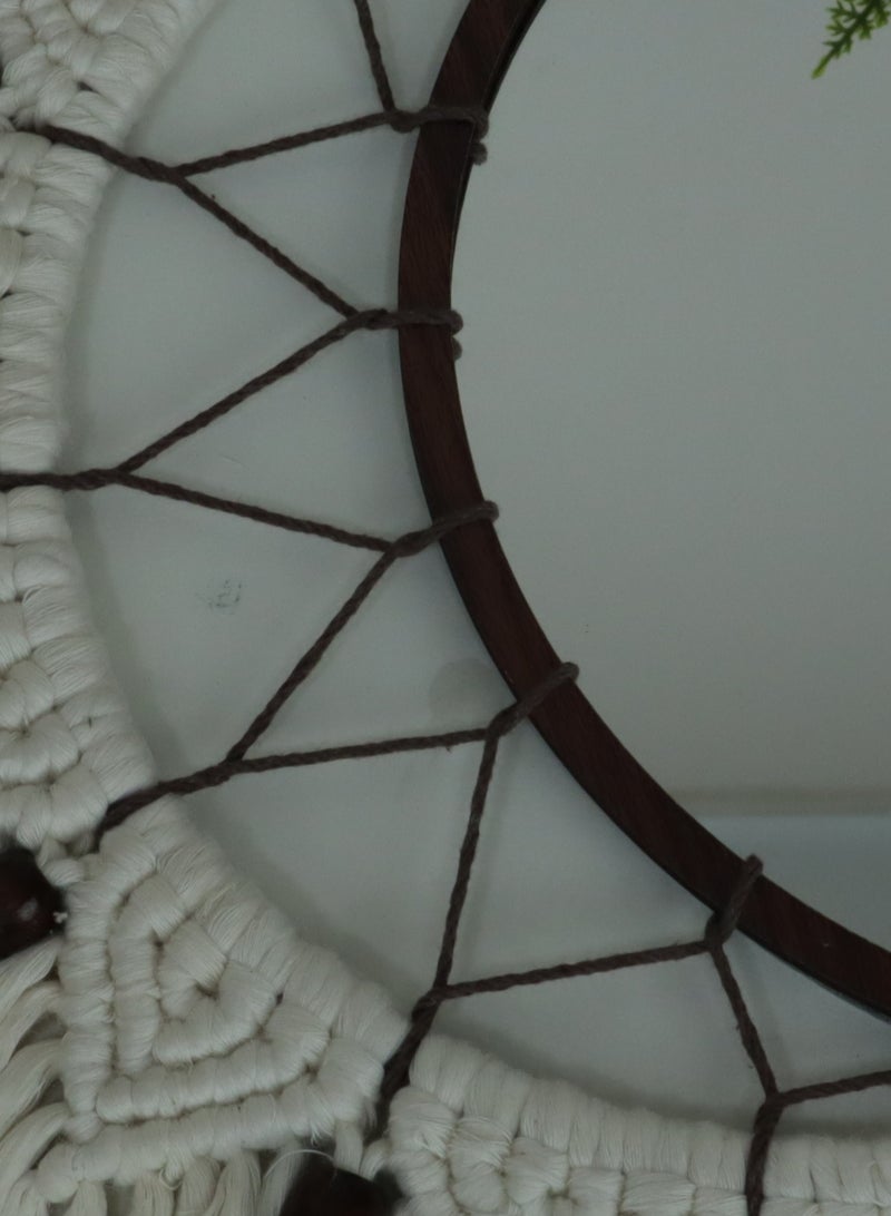 Antikiano Macrame mirrors with crescent moons for a Ramadan atmosphere - Image 2