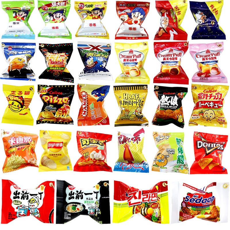 Simulation Eating And Playing Letv Potato Chips Keychain Kadina Kola Fruit Hanging Ornament Snack Bag Hanging Ornament Fun Eating And Playing Pendant - Image 2