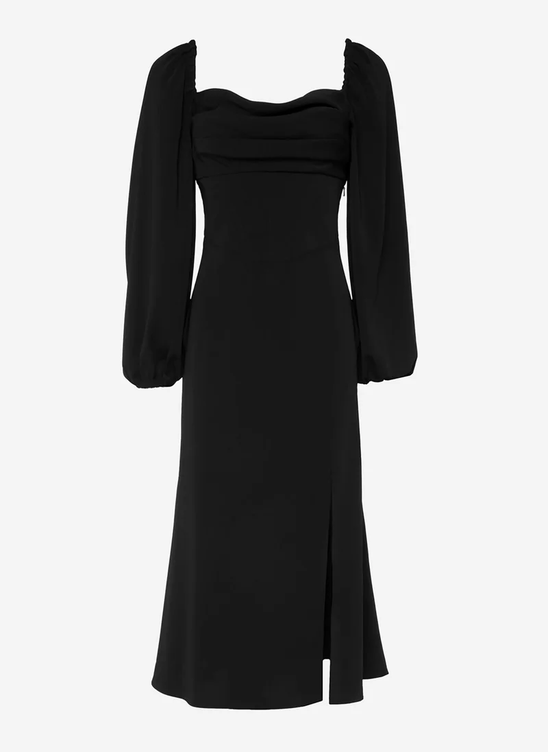 ليتشي فستان ميدي بخصر الكورسيه