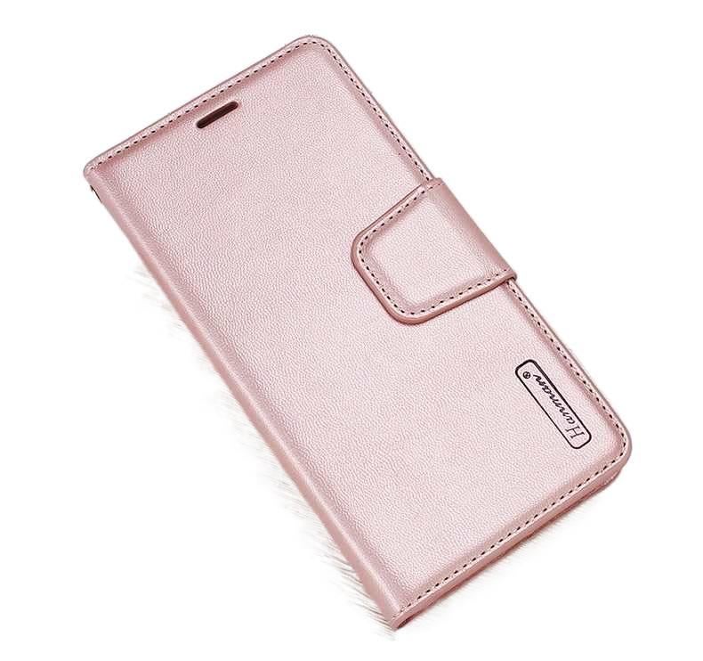 غطاء هاتف بسيليكون لـ Redmi Note 14 مع حامل بطاقات وحامل قائم مع مغناطيس قوي باللون ذهبي وردي مغناطيسي بوظيفة حامل من السيليكون للمكتب المنزلي للتنقل اليومي أثناء التنقل - Image 1