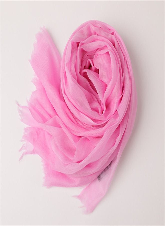 Loquat Solid Light Sunscreen Cashmere Scarf  - Image 2