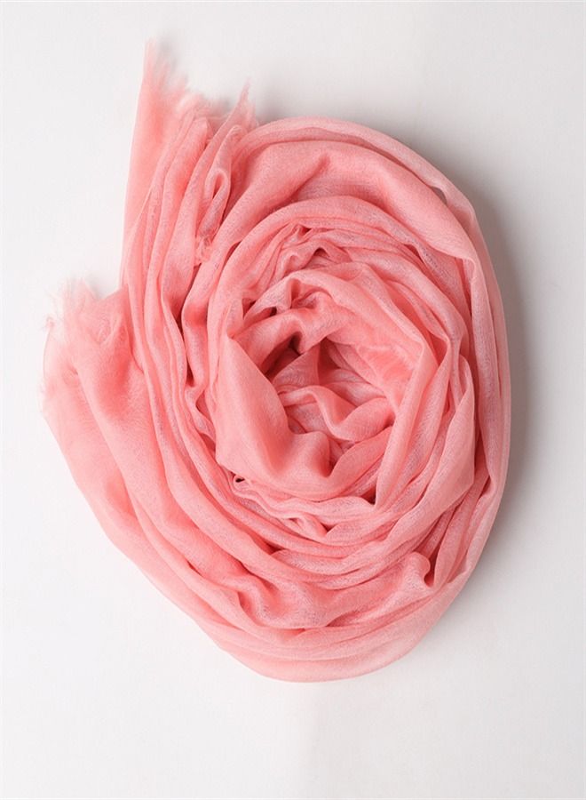 Loquat Solid Light Sunscreen Cashmere Scarf  - Image 5