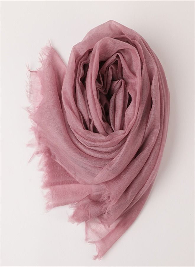 Loquat Solid Light Sunscreen Cashmere Scarf  - Image 1