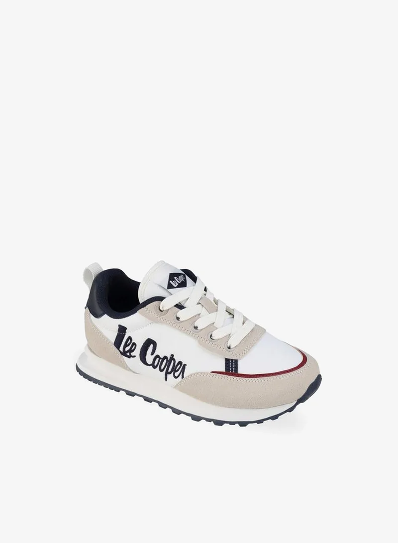 لي كوبر Girls Lace-Up Ankle School Sneakers