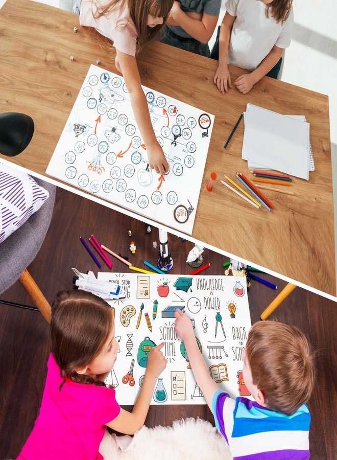 VZZNN 20 Pack Trifold Poster Board (26" x 17"), White Poster Board for Science Fairs, School Projects, Graduation Party, Event Displays, and Business Presentations - Image 5