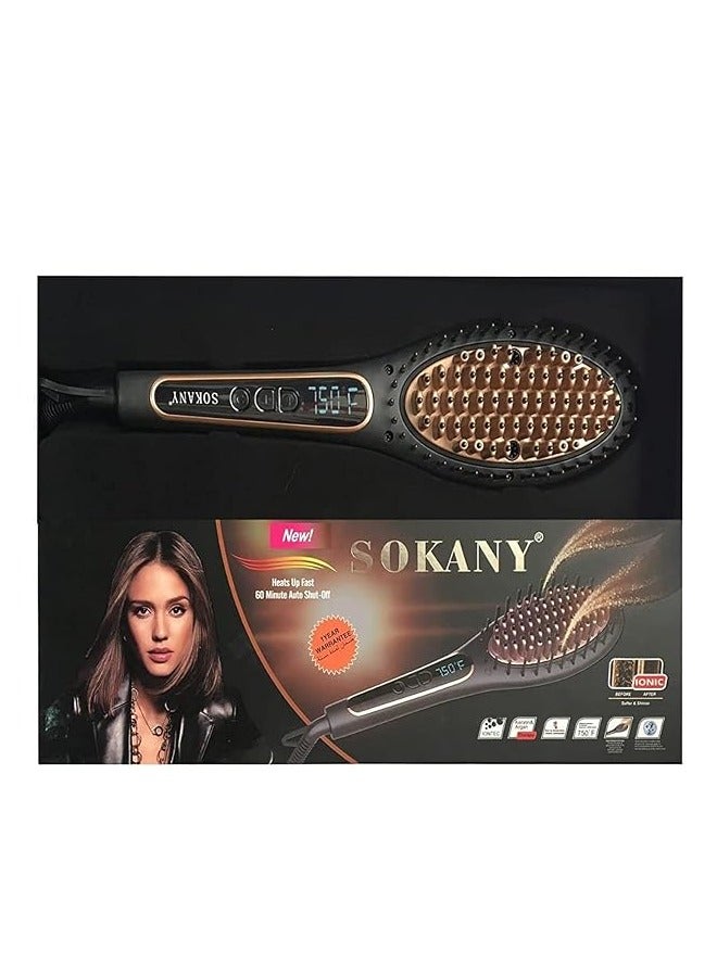 sokany Hair Straightening Brush - BR-10301 - Image 3