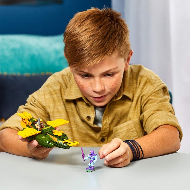 Mega Brands Mega Construx Heroes Wind Raider Attack Micro Action Figure Building Set - Image 2