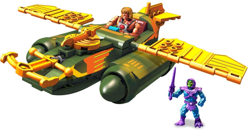 Mega Brands Mega Construx Heroes Wind Raider Attack Micro Action Figure Building Set - Image 1
