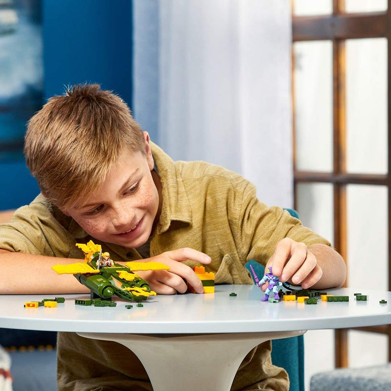 Mega Brands Mega Construx Heroes Wind Raider Attack Micro Action Figure Building Set - Image 3