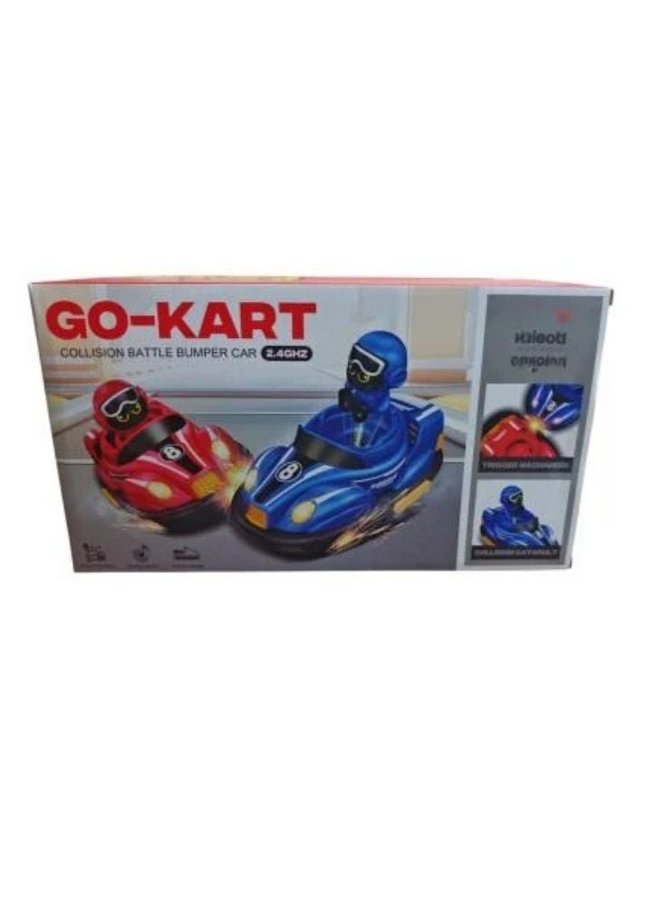 سيارة سباق تصادم جو-كارت بتردد ٢٫٤ جيجاهرتز - مجموعة ألعاب سباق بجهاز تحكم عن بُعد
