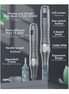 Dr.pen Dr. pen Ultima M8 Professional Microneedle Pen, Wireless Dermal Pen Skin Care Tools (2 pcs 16-pin)  - Image 2