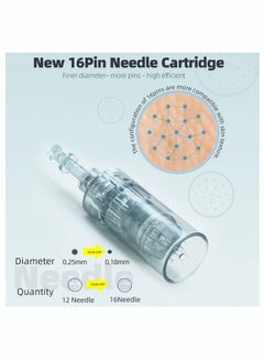 Dr.pen Dr. pen Ultima M8 Professional Microneedle Pen, Wireless Dermal Pen Skin Care Tools (2 pcs 16-pin)  - Image 4