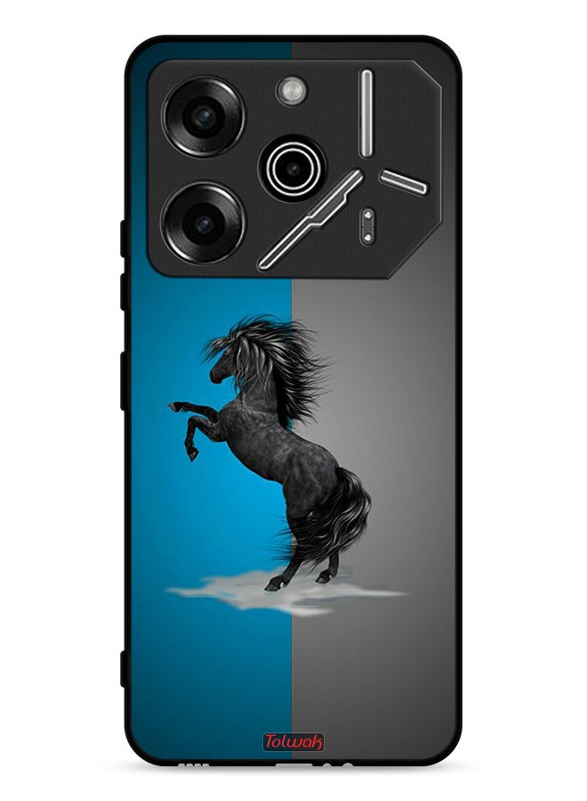 Tolwak Tecno Pova 6 Pro 5G Protective Case Cover Horse Art - Image 1