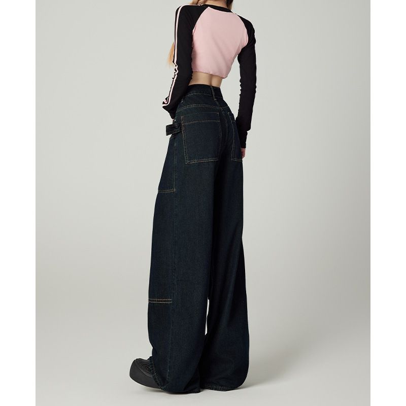 Vintage Classic European-American Design Daily Commute Jeans  Size_S - Image 1