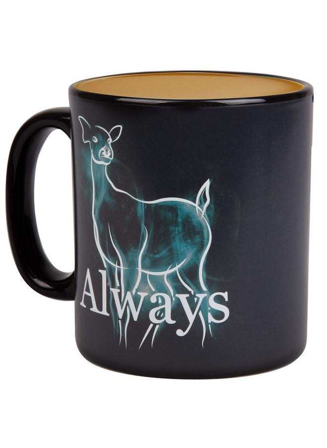 Harry Potter Harry Potter Always Heat Changing Coffee Mug, Large 20 oz - Doe Patronus Design Reveals with Heat - Officially Licensed - Book & Movie Christmas Stocking Stuffer Gift for Kids, Teens, Adults - Ceramic  - Image 5