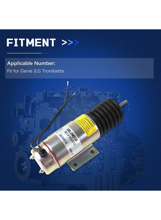 ZACHAGER 12V D513-A32V12 Fuel Shut Off Solenoid For Genie JLG for Trombetta Stop Solenoid Valve Excavator Disel Engine Replacement Parts，3 months warranty - Image 3