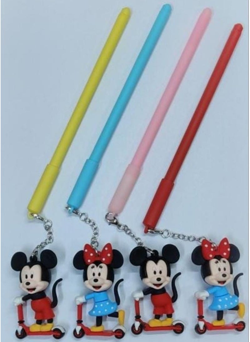 Generic Mickey Fun Pen – Multicolor Ballpoint with Cartoon Designs!"  - Image 2