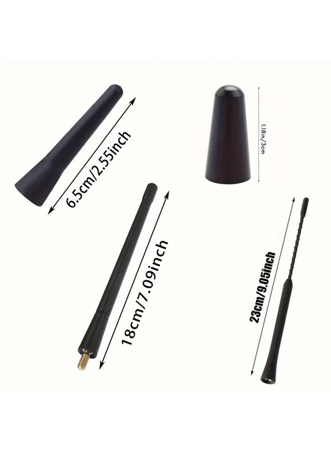 9 Inch Car Antenna Pole Roof Mount External Radio Signal Booster Accessory - Image 2