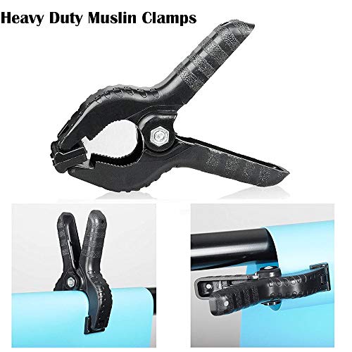Selens 4.5 inch Heavy Duty Muslin Clamps Clips 9 Pack for Photo Studio Backdrops Backgrounds Woodworking - Image 2
