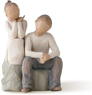Willow Tree Brother and Sister, Sculpted Hand-Painted Figure - Image 1