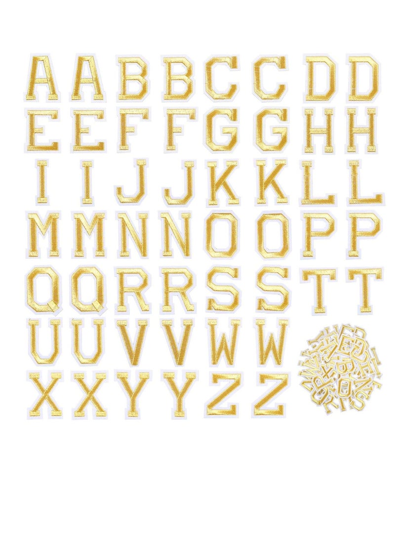 Iron on Letter Patches, Alphabet Applique Patches or Sew Appliques with Embroidered Patch A-Z Badge Decorate Repair for Hats Shirts Shoes Jeans Bags - Image 1