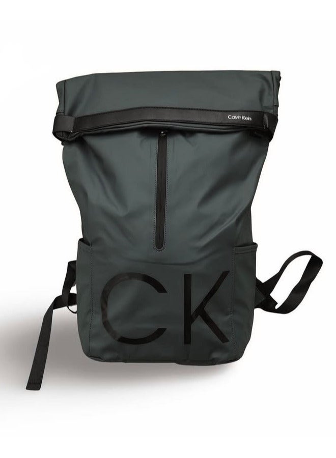 CALVIN KLEIN JEANS PLUS Calvin Klein Jeans Roll-Top Backpack with Bold CK Logo - Image 1