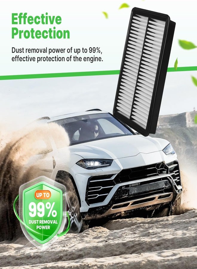 RVgolf Engine+Cabin Air Filters Fit 2020 2021 2022 2023 2024 2025 2026 Hyundai Palisade Engine Air Filter Replacement Accessories CA11943 97133-S8000 HAC-46207LB - Image 3