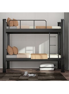 keke Double Decker Bunker Bed Sturdy Metal Frame, Space-Saving Design  - Image 3
