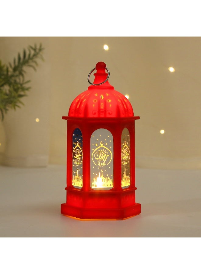 فوانيس رمضان، أضواء زينة رمضان، فوانيس LED بتصميم فارغ للديكورات، لتزيين طاولة عيد رمضان - Image 1