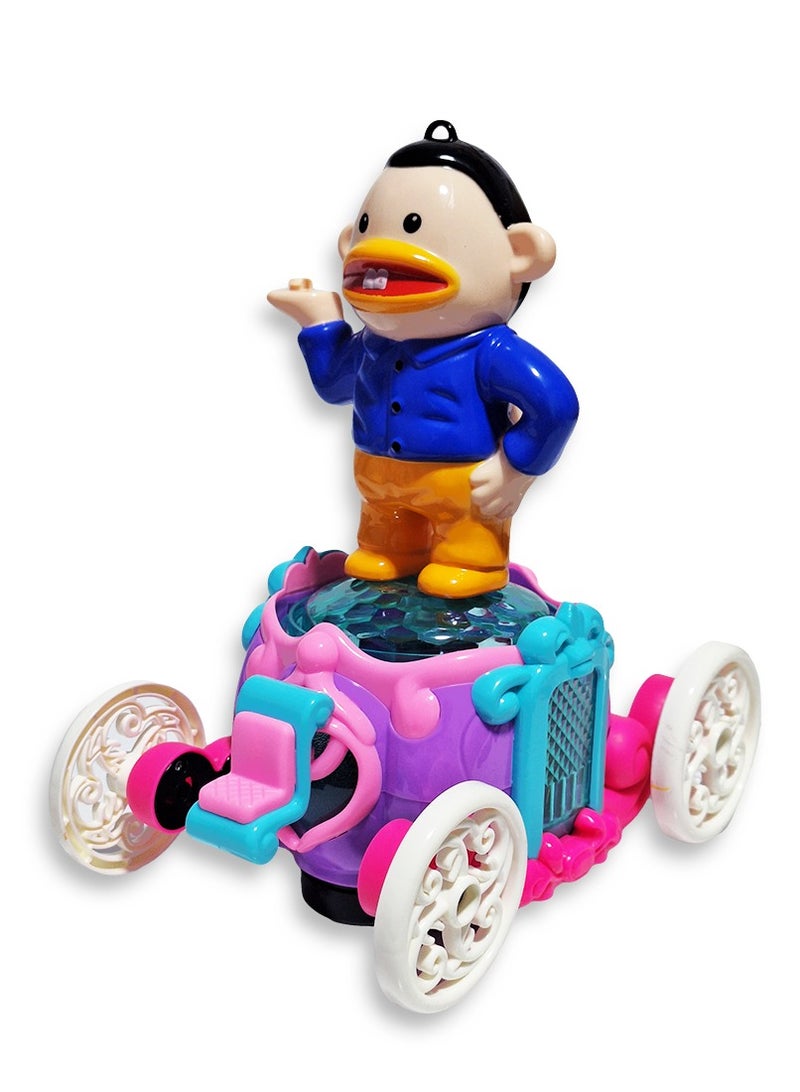 Ramadan Lantern, a wonderful musical action toy for children, a dancing Ramadan lantern with cartoon characters on a classic animated illuminated cart, cute Ramadan lanterns, a new Ramadan lantern toy for children, model ZR179-17, multi-colored bouquet - Image 3