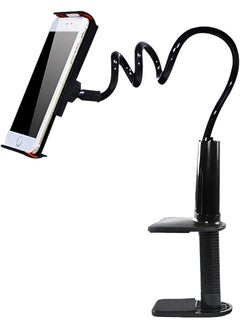 Universal 360ºPhone Holder, 27.5" Mount Holder Arm Clip Rotating Cell Phone for Desk Phones (Black)