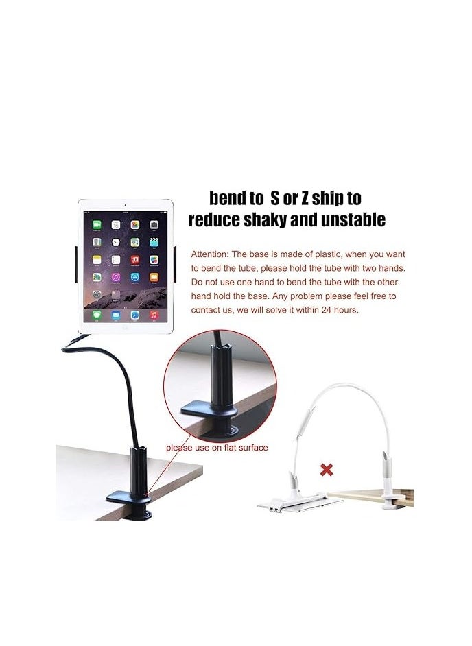 Cool Baby Style - Universal 360ºPhone Holder, 27.5" Mount Holder Arm Clip Rotating Cell Phone for Desk Phones (Black) - Image 1