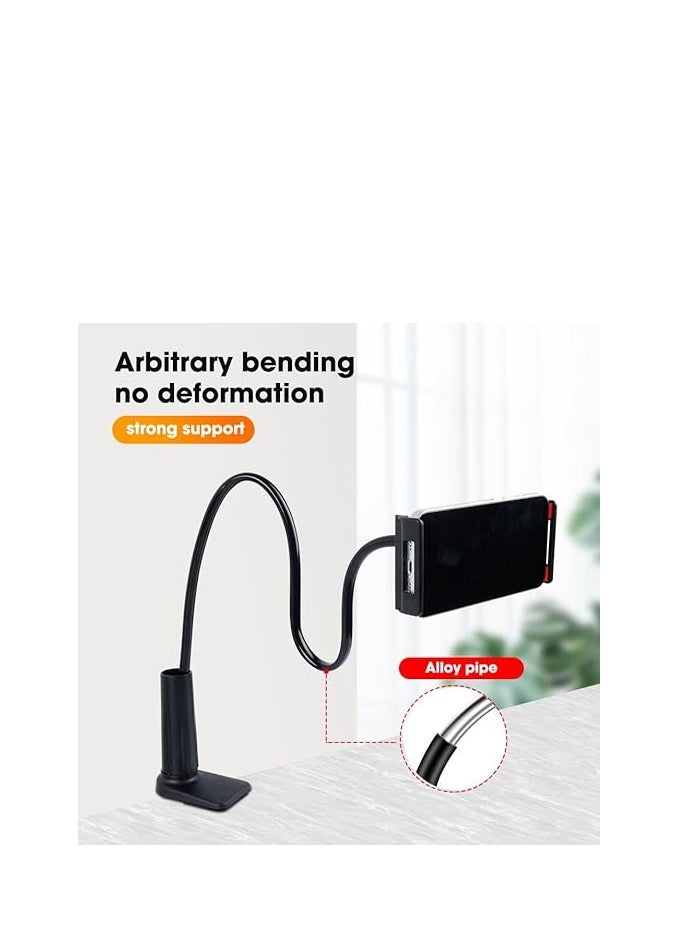 Cool Baby Style - Universal 360ºPhone Holder, 27.5" Mount Holder Arm Clip Rotating Cell Phone for Desk Phones (Black) - Image 1