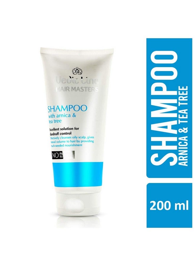 Vedic Line Shampoo with Arnica and Tea Tree, Minimize Dandruff & Oily Scalp, Gives Natural Volume to Hair, 200ml - Image 1