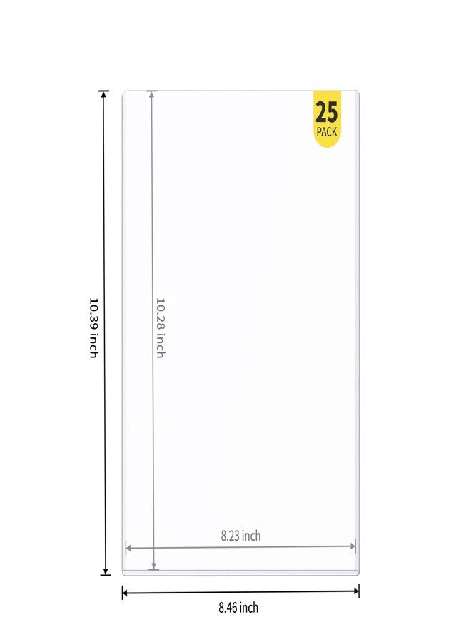 Prilino 25-Pack 8 x 10 Inch Premium Toploaders - Crystal Clear Plastic Holders, Sheet Protectors for Autograph Pictures, Art - Image 2