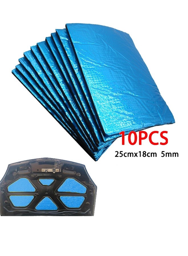 GMORO 10Pcs Cars Rubber Heat Shield Automotive Insulation Mat Noise Insulation Hood Insulation Film Automatic Silencer - Image 1
