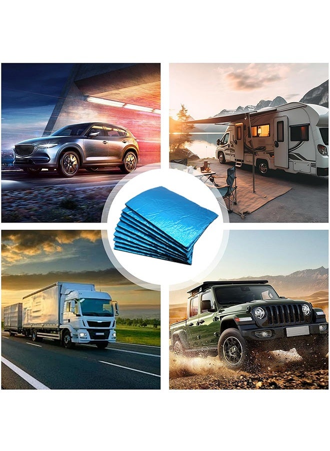 GMORO 10Pcs Cars Rubber Heat Shield Automotive Insulation Mat Noise Insulation Hood Insulation Film Automatic Silencer - Image 3