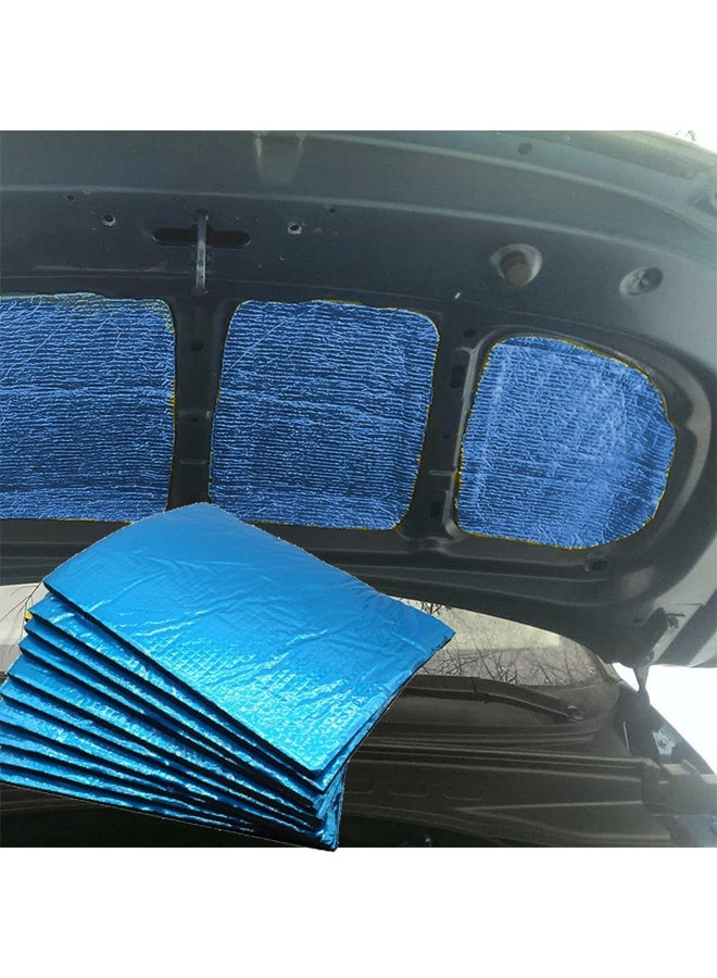 GMORO 10Pcs Cars Rubber Heat Shield Automotive Insulation Mat Noise Insulation Hood Insulation Film Automatic Silencer - Image 2