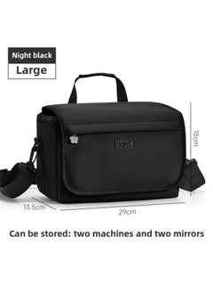 Generic SLR Camera Bag Shoulder Bag Casual Bag Crossbody Canon Photography Bag Micro Single Bag Portable Storage Bag Fuji Bag-Color:Large Black  - Image 1