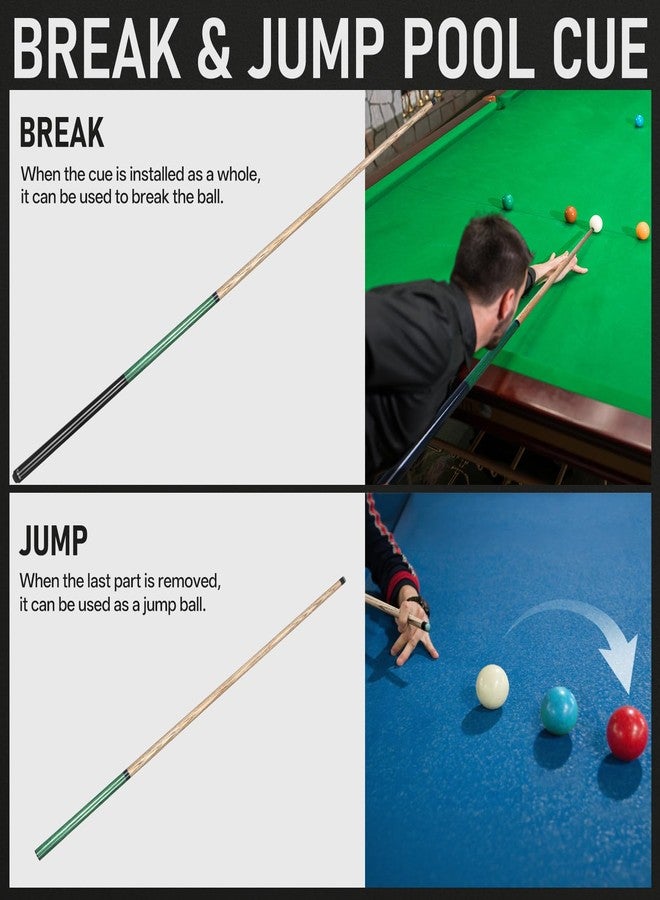 كميز عصا بلياردو Kmise Break Jump، 21 أونصة، 23 أونصة، 25 أونصة، 28 أونصة، لضربات كسر قوية وقفزات سهلة، عصا بلياردو ثقيلة الوزن للقفز والكسر مع طرف كسر احترافي 14 مم (21 أونصة، أزرق) - Image 5